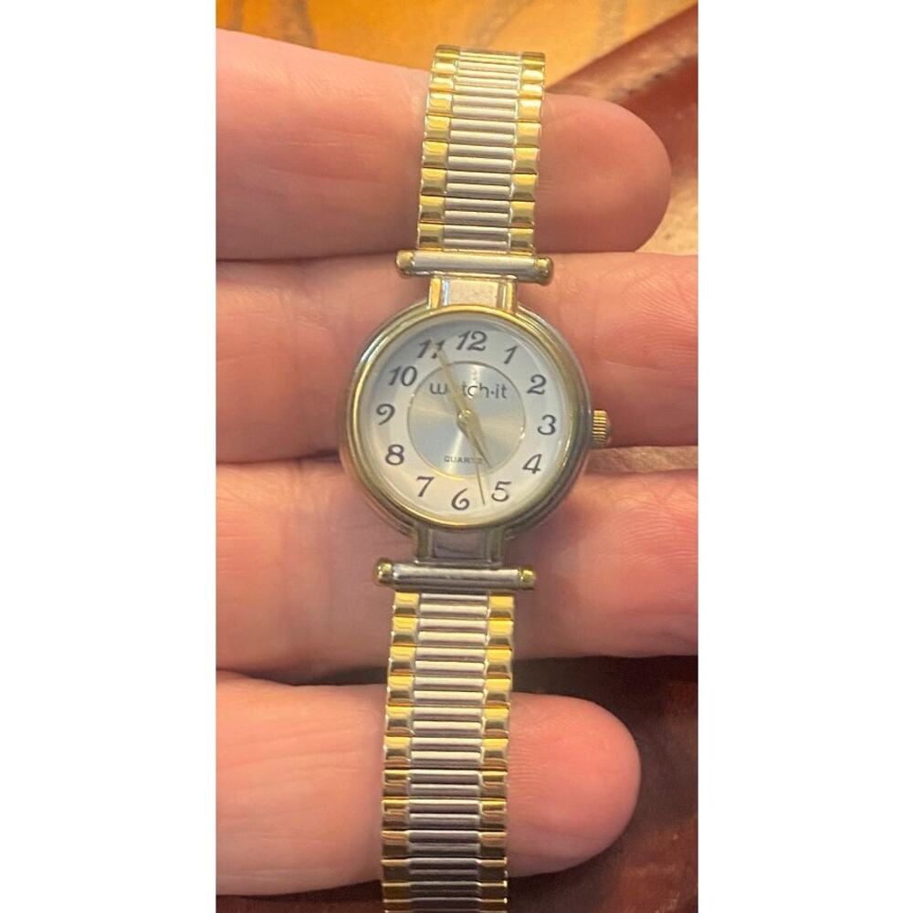 Women's 25mm Two Tone Watch-it Watch, Expansion Band